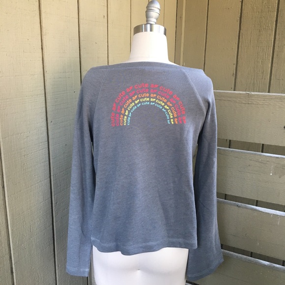 Fabletics Cute AF Isabel Terry Widesleeve Pullover - Picture 4 of 9